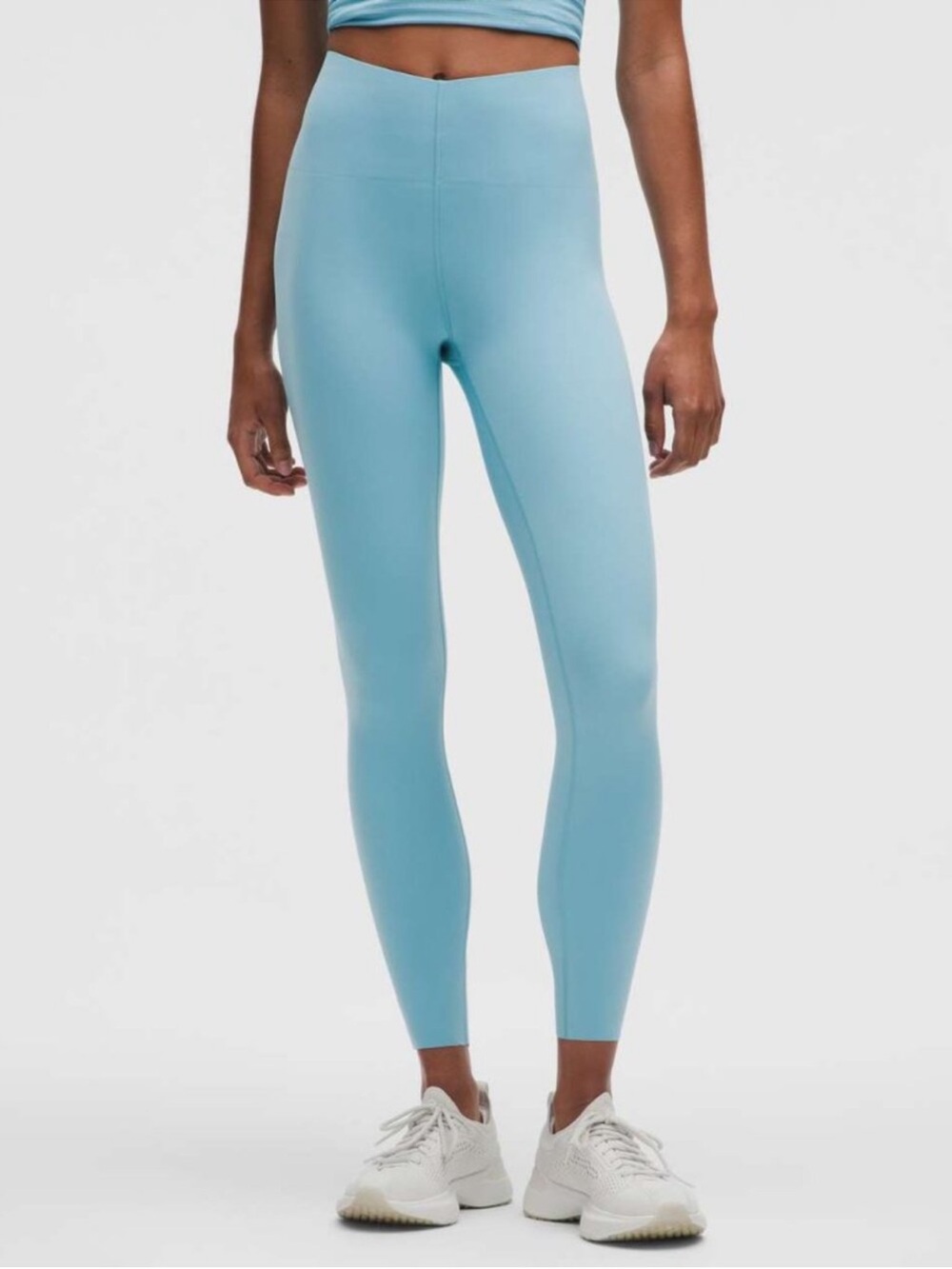 Lululemon Glow Up HR Tight 25” Washed Blue Size 8